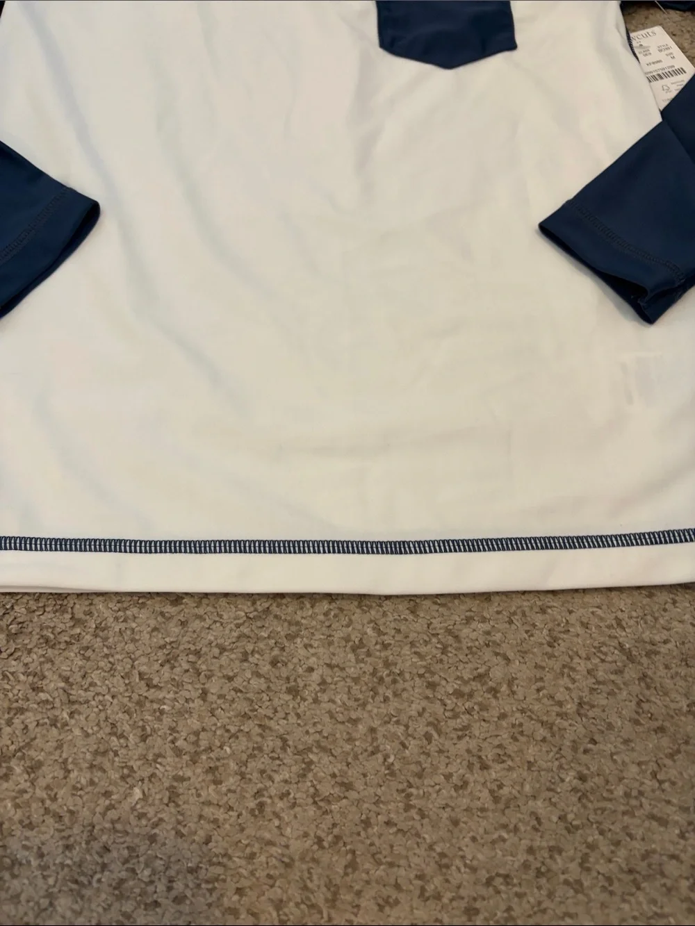 NWT J. Crew Crewcuts Rash Guard, M (8-9)